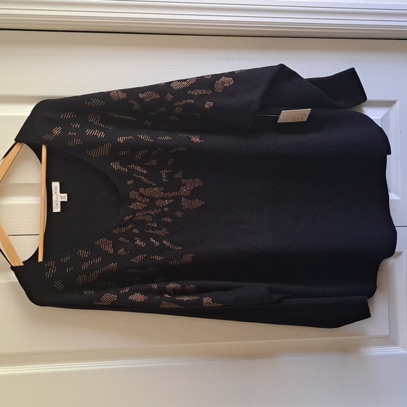 Black And Gold Light Sweater Ftom Cactus + Pearl XXL - Picture 8 of 8